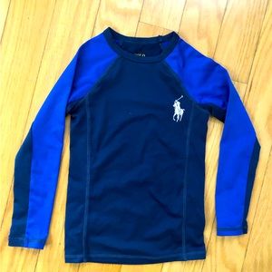 Little boys Ralph Lauren rash guard. Size 4T